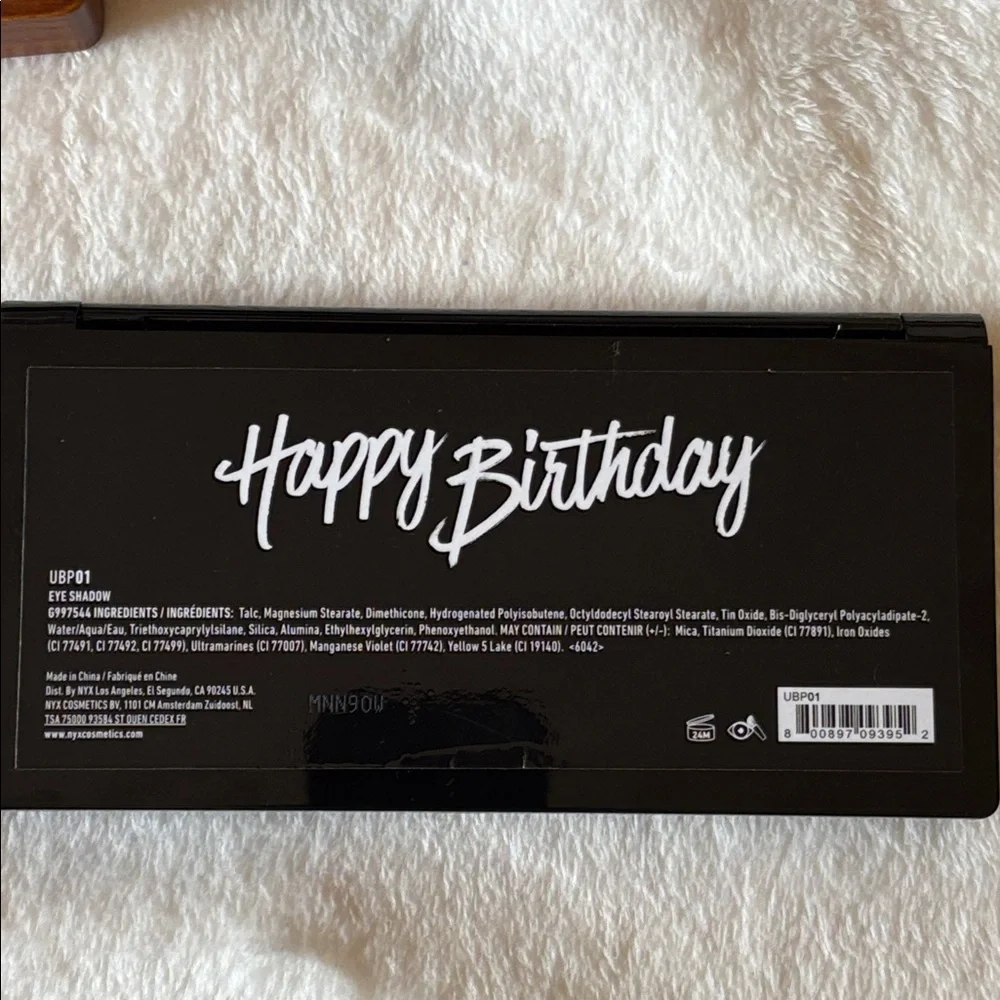 NEW NYX Happy Birthday Eye Shadow Palette Makeup 10 Color NEVER USED
